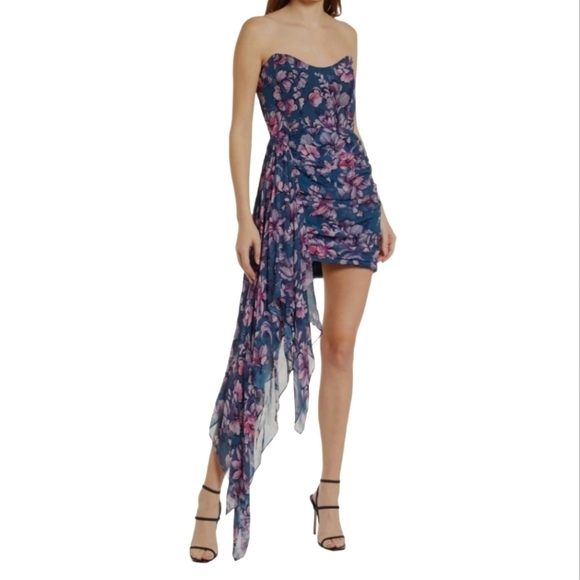 Katie May Floral Mini Dress - Picture 3 of 6